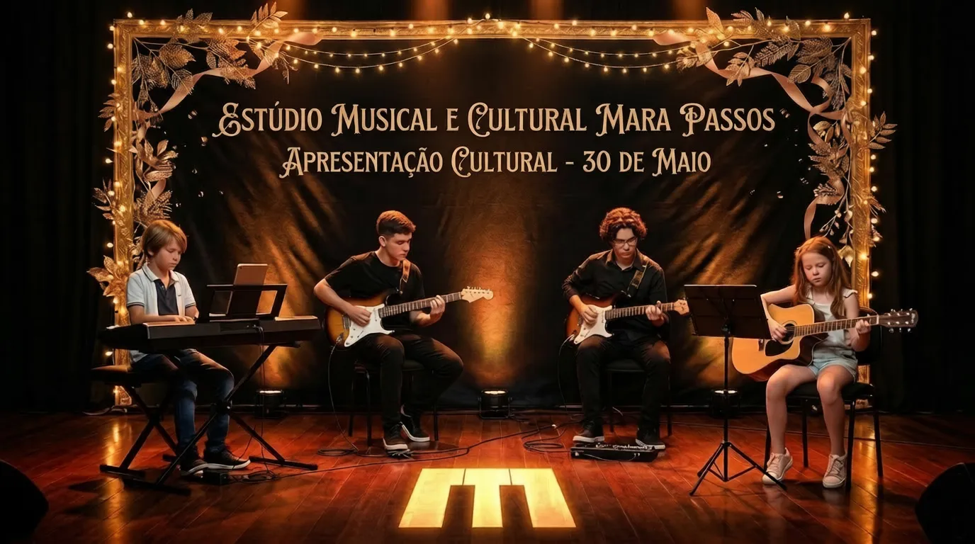 Apresentação de piano em maio!